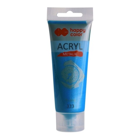 Farba akrylowa zielone złoto metalik kolor: granatowa 75ml Happy Color (HA 7370 0075-333)