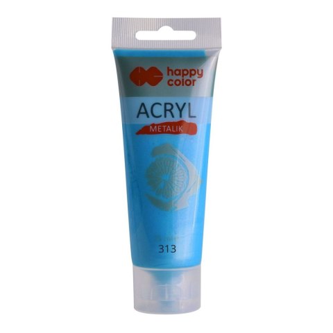 Farba akrylowa zielone złoto metalik kolor: niebieska 75ml Happy Color (HA 7370 0075-313)