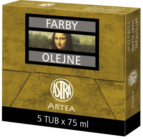 Farba olejna kolor: biel cynkowa 75ml 1 kolor. Artea Farba olejna kolor: biel cynkowa 75ml 1 kolor. Artea