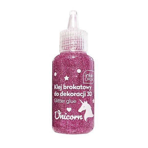 Klej artystyczny UNICORN brokatowy 3D 5902277337085 20ml Interdruk (20ml)