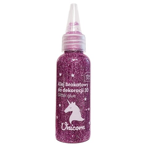 Klej artystyczny UNICORN brokatowy 3D 5902277337092 50ml Interdruk (50ml)