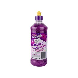 Klej artystyczny brokatowy fioletowy 500ml Tuban (TU3431)