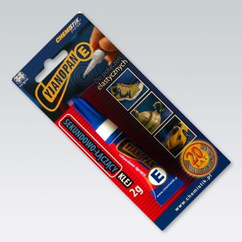 Klej błyskawiczny Cyjanopan 2g Super Glue Klej błyskawiczny Cyjanopan 2g Super Glue