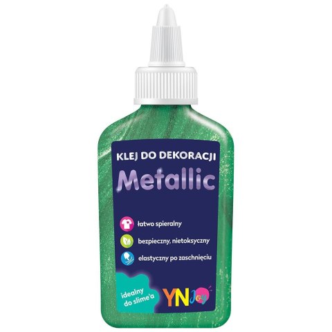 Klej w płynie brokat metalic 40g Interdruk (IKLDEKMET)