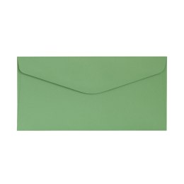 Koperta gładki satynowany DL zielona Galeria Papieru (280136) 10 sztuk