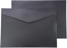 Koperta pearl czarny C5 czarna Galeria Papieru (280677) 10 sztuk