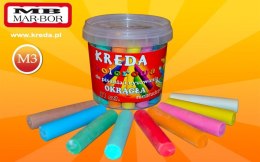 Kreda kolorowa kolor: kolorowa 21 szt Mar-Bor