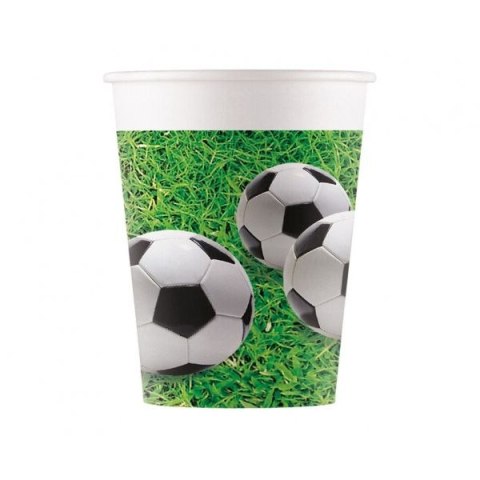 Kubek jednorazowy Football Party 8 szt. papier 200ml Godan (93464) Kubek jednorazowy Football Party 8 szt. papier 200ml Godan (93464)