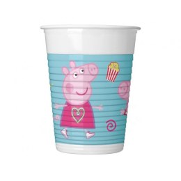 Kubek jednorazowy Peppa Pig plastik 200ml Godan (94244)