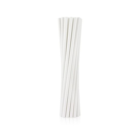 Słomka papierowe białe 6x197 mm/12szt. 12 szt Godan (SG-RPBI12) Słomka papierowe białe 6x197 mm/12szt. 12 szt Godan (SG-RPBI12)