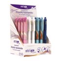 Długopis wymazywalny Glamur automtyczny 5905658811037 wkład niebieski 0,5mm Strigo (SSC404)