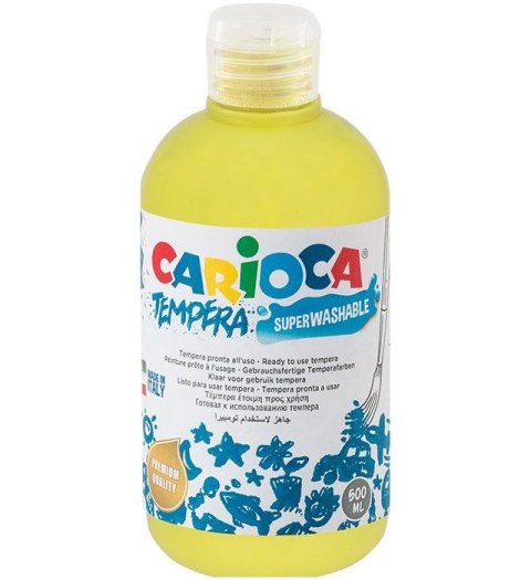 Farba tempera kolor: cytrynowy 500ml 1 kolor. Carioca (170-2713) Farba tempera kolor: cytrynowy 500ml 1 kolor. Carioca (170-2713)