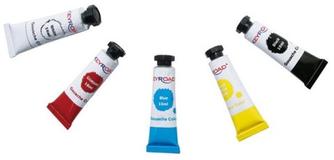 Farba tempera kolor: mix 10ml 5 kolor. Keyroad (KR971509) Farba tempera kolor: mix 10ml 5 kolor. Keyroad (KR971509)