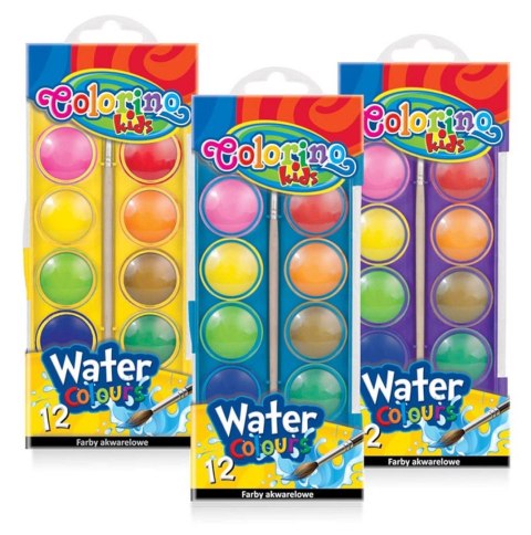 Farby akwarelowe KIDS 12 kolor. Patio (41089)