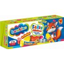 Farby plakatowe 4 x fluo + 4 brokat + srebrna i złota kolor: mix 20ml 10 kolor. St.Majewski