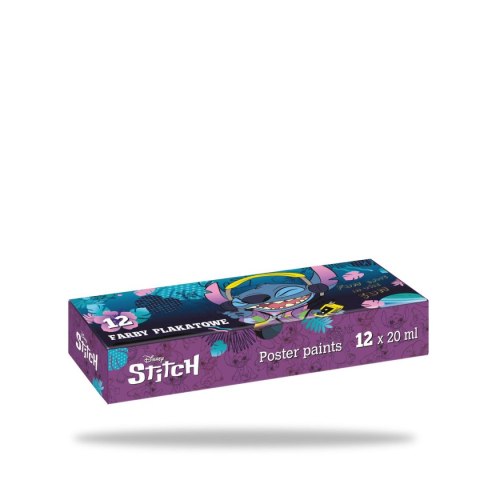 Farby plakatowe Stitch kolor: mix 20ml 12 kolor. Patio (54762PTR)
