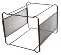 Kartoteka (pojemnik) na teczki wiszące mini archiwum siatka czarny metal [mm:] 335x250x 285 Q-Connect (KF00833)