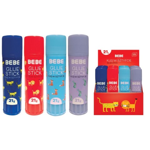 Klej w sztyfcie BB KIDS 21g 21g Bebe (5902277327840) Klej w sztyfcie BB KIDS 21g 21g Bebe (5902277327840)