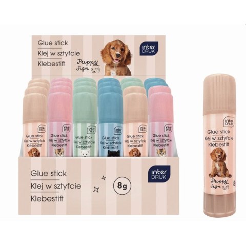 Klej w sztyfcie PUPPY SIGN 8g Interdruk (12 sztuki) Klej w sztyfcie PUPPY SIGN 8g Interdruk (12 sztuki)