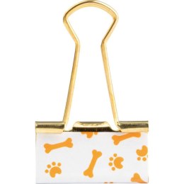 Klipsy do spinania dokumentów CAT&DOG, metal 6 szt Happy Color (HA 4821 01CD-WP6)