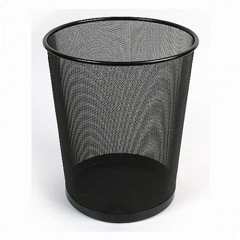 Kosz na śmieci metal kolor: czarny 15L Starpak (185214)