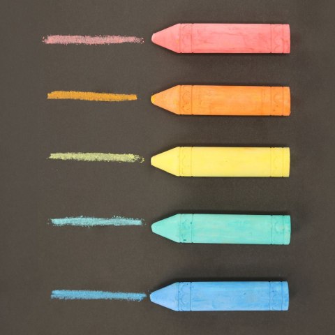 Kreda chodnikowa JUMBO 5 kolorów mix Strigo (SSC411) 5 sztuk