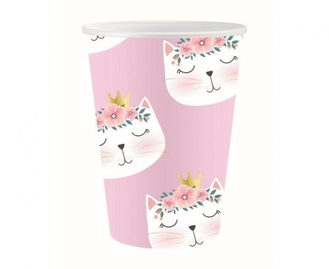 Kubek jednorazowy kotek 6szt. papier 250ml Godan (PG-KPKO) Kubek jednorazowy kotek 6szt. papier 250ml Godan (PG-KPKO)