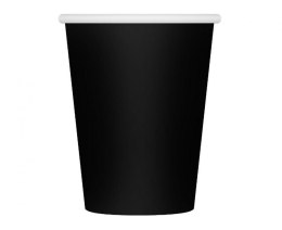 Kubek jednorazowy pap. jednokolorowe czarne papier 250ml Godan (PF-KJCN)
