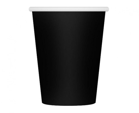 Kubek jednorazowy pap. jednokolorowe czarne papier 250ml Godan (PF-KJCN) Kubek jednorazowy pap. jednokolorowe czarne papier 250ml Godan (PF-KJCN)