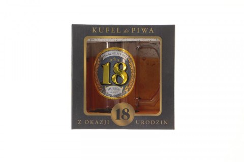 Kubek wielokrotnego użytku GOLD-18 urodziny 400ml Pan Dragon (5901854985527) Kubek wielokrotnego użytku GOLD-18 urodziny 400ml Pan Dragon (5901854985527)