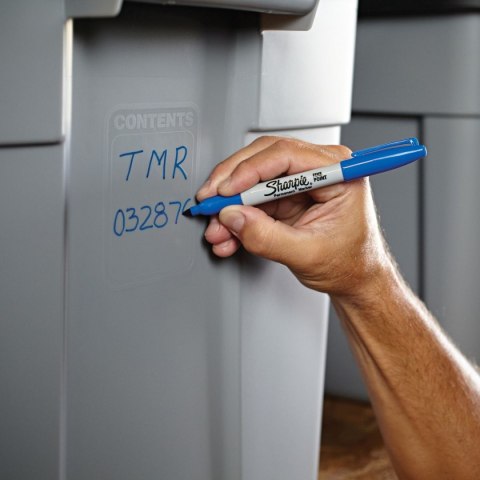 Marker permanentny wkład niebieski okrągła/ścięta końcówka Paper Mate