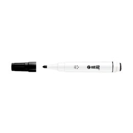 Marker suchościeralny z gąbką i magnesem czarny czarny 1-3mm okrągła końcówka Memobe (MM351-02)