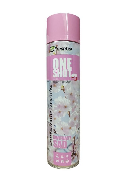 Odświeżacz powietrza kwitnący sad 600ml One Shot Odświeżacz powietrza kwitnący sad 600ml One Shot
