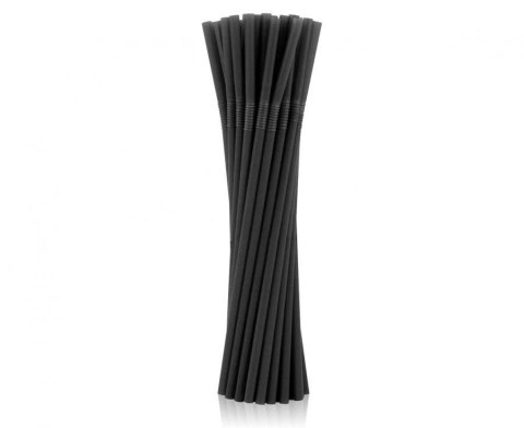Słomka łamane wielokrotnego użytku, czarne 5x210mm 500 szt Godan (RW-LCZ5) Słomka łamane wielokrotnego użytku, czarne 5x210mm 500 szt Godan (RW-LCZ5)