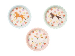 Talerz jednorazowy Konie papier śr. 180mm 6 szt Partydeco (TPP89)