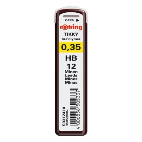 Wkład do ołówka (grafit) HB 0,3mm Rotring Wkład do ołówka (grafit) HB 0,3mm Rotring