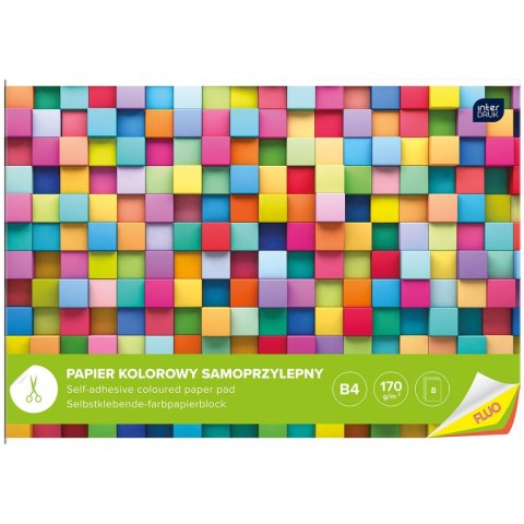 Zeszyt papierów kolorowych A4 Interdruk (ZEPKB4SPFL) Zeszyt papierów kolorowych A4 Interdruk (ZEPKB4SPFL)