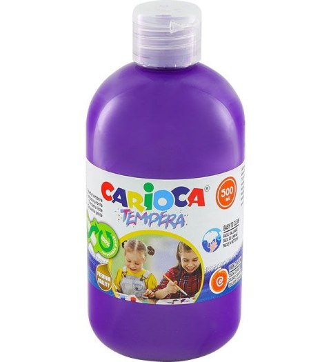 Farba tempera kolor: fioletowy 500ml 1 kolor. Carioca (170-2666)