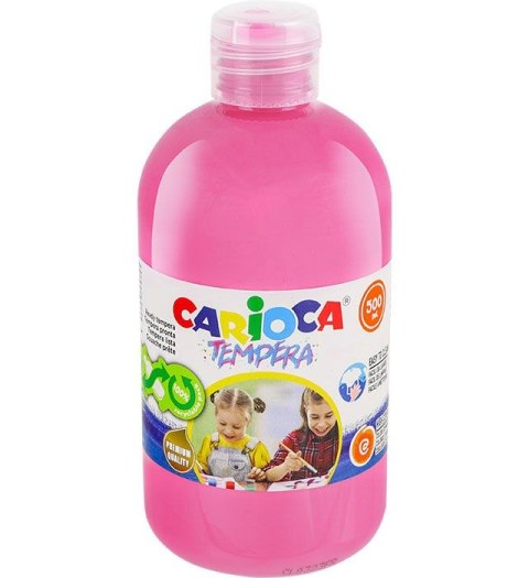 Farba tempera kolor: różowy ciemny 500ml 1 kolor. Carioca (170-2715)