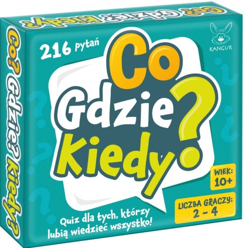 Gra edukacyjna Co? Gdzie? Kiedy? Kangur