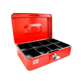 Kasetka metalowa czerwona czerwony [mm:] 194x144x 75 Tetis (GV008-C)