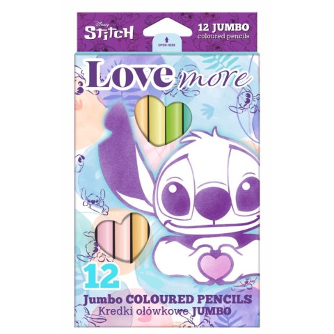 Kredki ołówkowe Stitch 12 kol. Patio (92030)