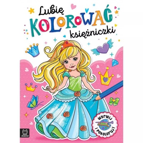 Książka dla dzieci LUBIĘ KOLOROWAĆ KSIĘŻNICZKI Książka dla dzieci LUBIĘ KOLOROWAĆ KSIĘŻNICZKI