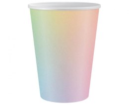 Kubek jednorazowy tęczowe papier 266ml Godan (PF-KTE9)