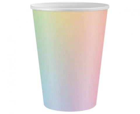 Kubek jednorazowy tęczowe papier 266ml Godan (PF-KTE9) Kubek jednorazowy tęczowe papier 266ml Godan (PF-KTE9)