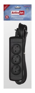 Listwa zasilająca 3m 3 gniazd Activejet (ZASACJPLI0010)