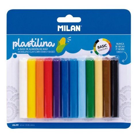 Plastelina 12 kol. mix 11g Milan (914712) Plastelina 12 kol. mix 11g Milan (914712)