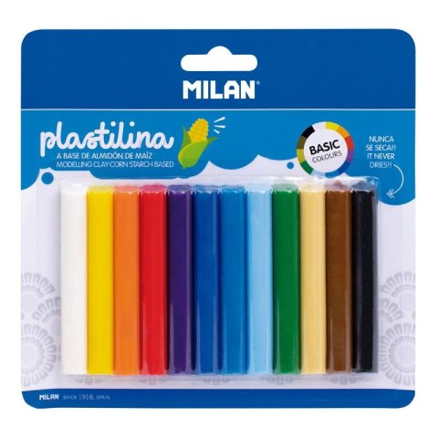 Plastelina 12 kol. mix 11g Milan (914712) Plastelina 12 kol. mix 11g Milan (914712)