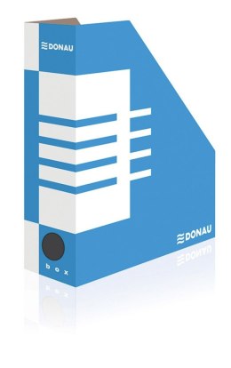 Pojemnik na dokumenty pionowy A4 niebiesko-biały tektura [mm:] 100x257x 320 Donau (7648001FSC-10)