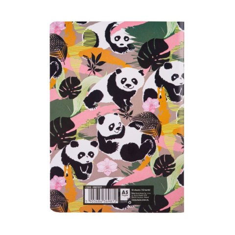 Zeszyt Panda gang A5 32k. krata Patio (69872CP)